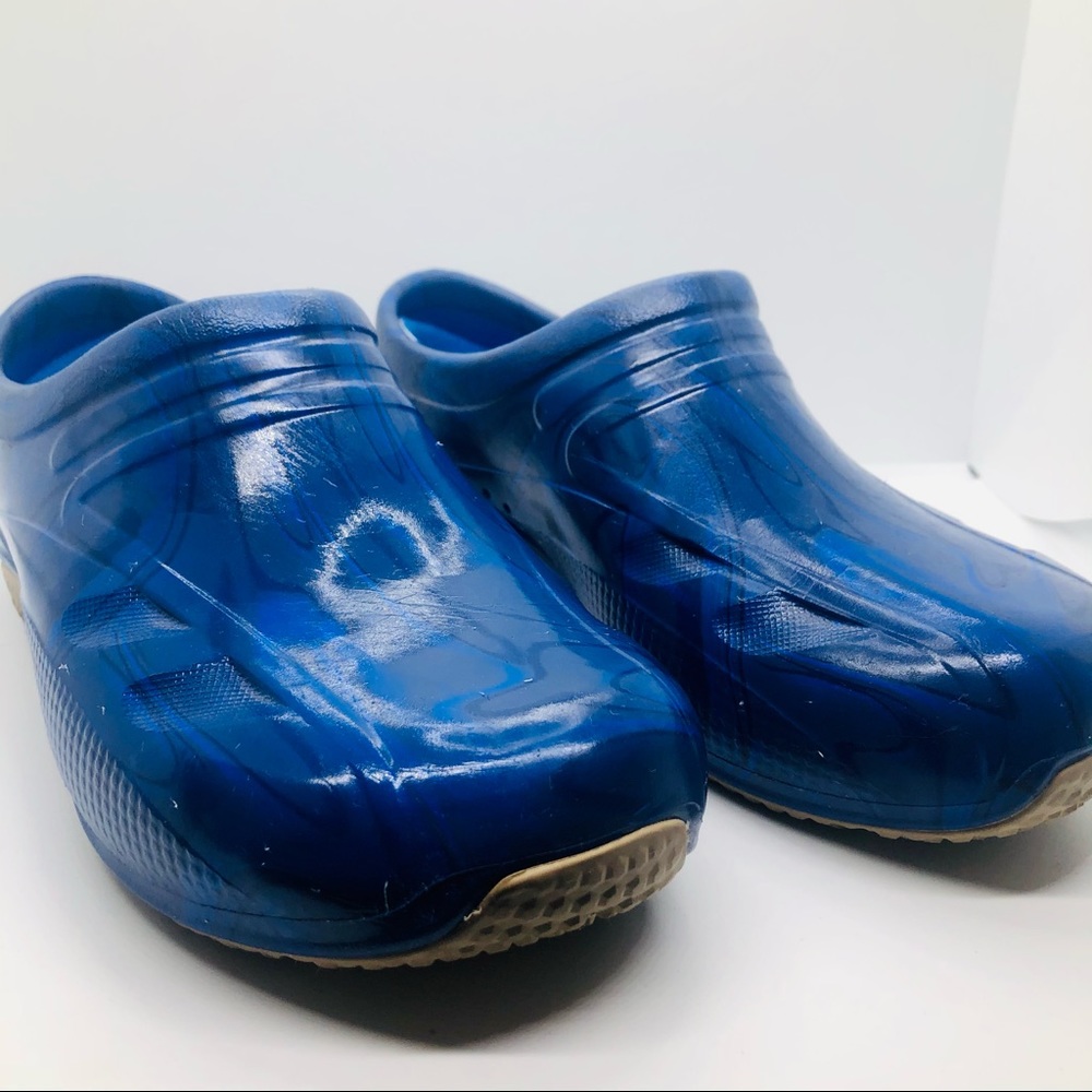 Nurse Shoes Anywear Zone Womens Shoes Size 11 Blue Clogs Extremely Comfortable